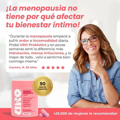URO Probiótico Vaginal | Equilibrio Íntimo y Flora Vaginal