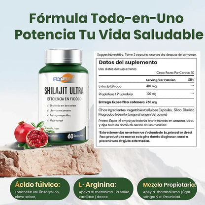 SHILAJIT ULTRA® | Energía y Vitalidad Natural (60 Cap.)