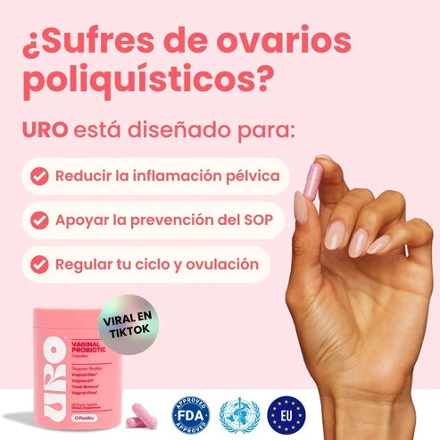 URO Probiótico Vaginal | Equilibrio Íntimo y Flora Vaginal