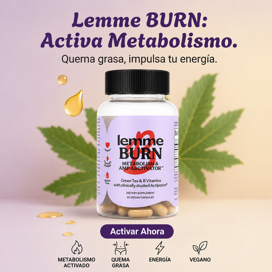 Lemme Burn® Metabolismo Activo, Más Energía y Apoyo al Control del Peso (60 Cap.)