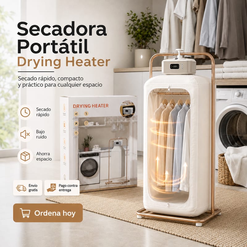 DryPro Max® | Secador de Ropa Portátil Inteligente de Secado Rápido 400W