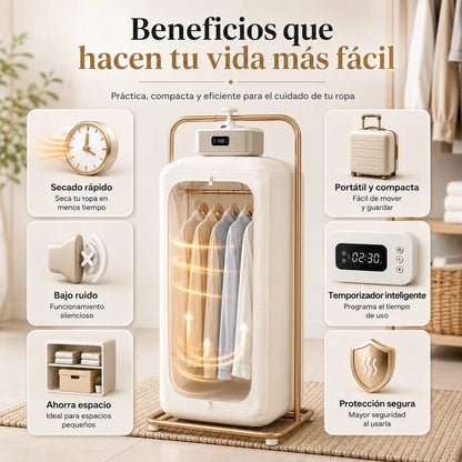 DryPro Max® | Secador de Ropa Portátil Inteligente de Secado Rápido 400W